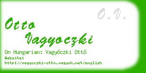 otto vagyoczki business card